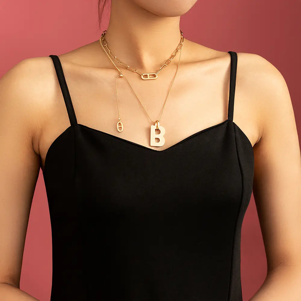 Shrink the multi-layer necklace