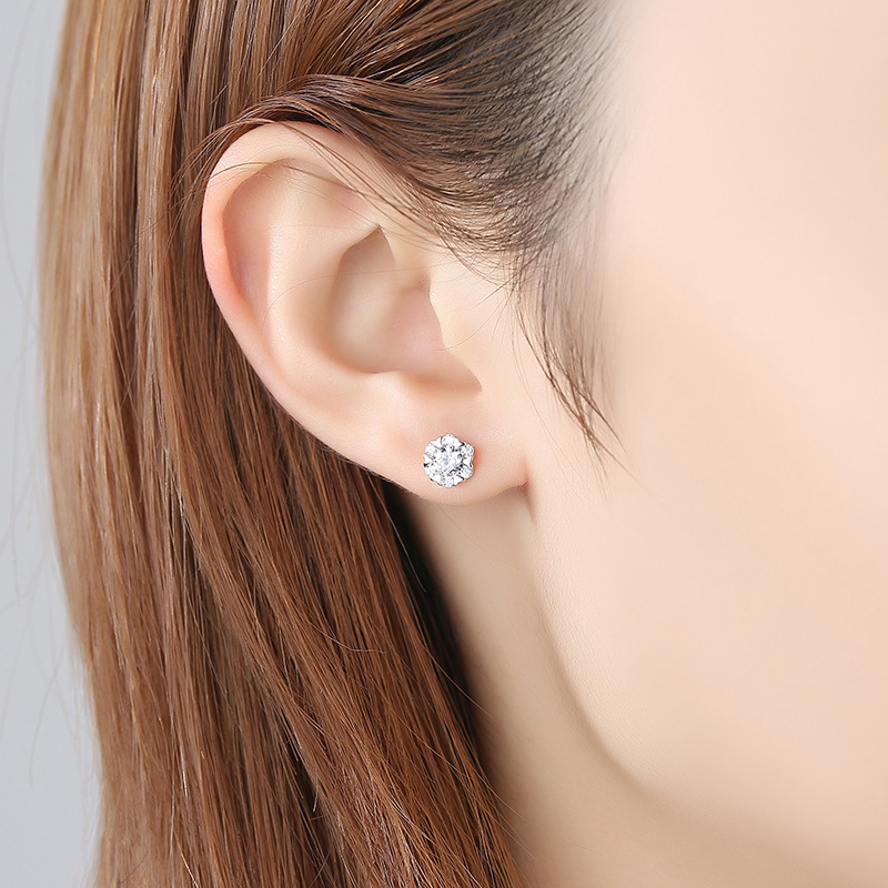 Women's Jewelry Temperament Sweet Korean Earrings