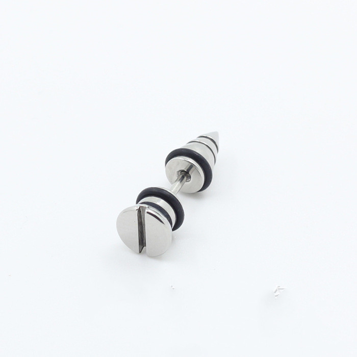Screw Ear Studs Stainless Steel Studs Titanium Steel Ear Studs Piercing Jewelry