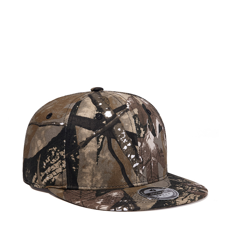 European New Tree Print Pattern Hip-hop Hat Men