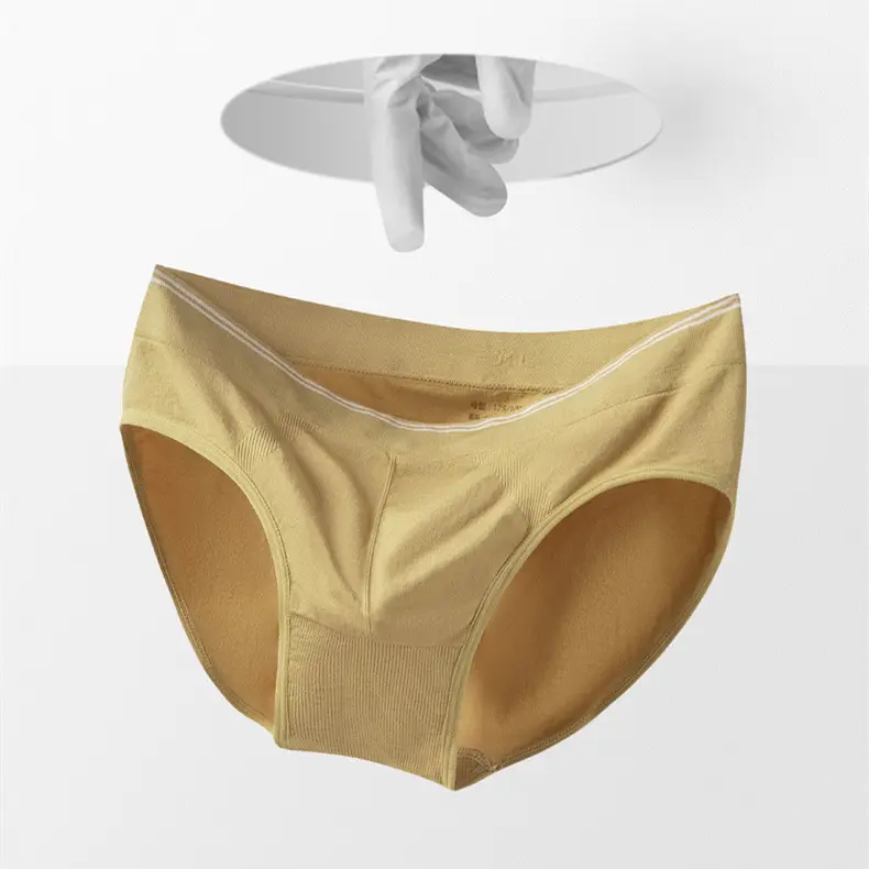 Men's Nylon Ice Silk Light Brief Briefs