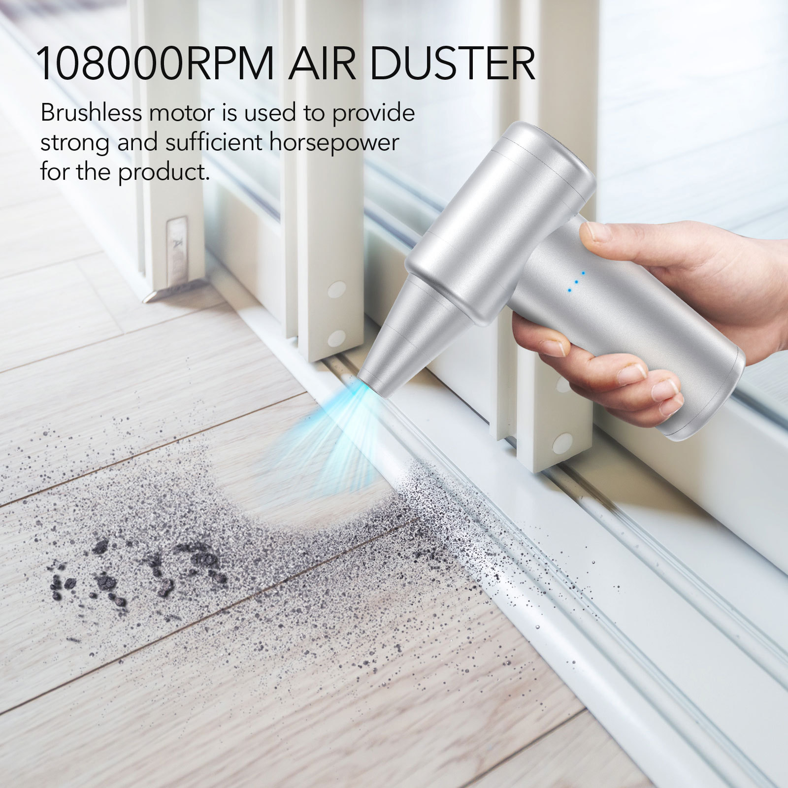 Rechargeable Multi-function Portable Wireless High-speed Hair Dryer