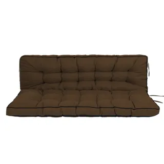 Outdoor Swing Cushions 70 Inch, Waterproof 4in Thick Porch Swing Cushion Replacement With Backrest And Ties, Comfortable 2-3 Seat Pation Swing Pad For Backyard, Garden, Lawn, Outdo