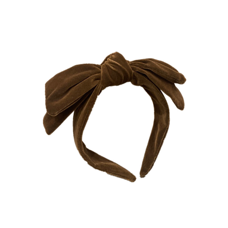 Title 4, Velvet Bow Headband Elegant Retro