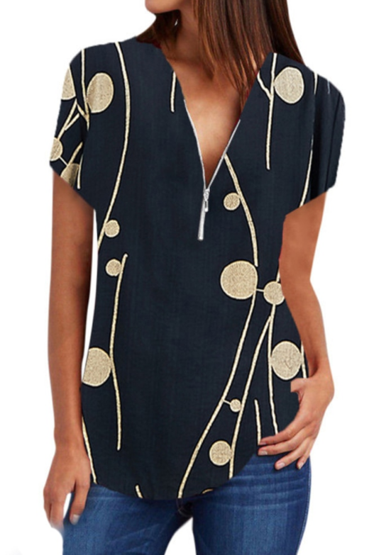 New Ladies V-neck Shirt