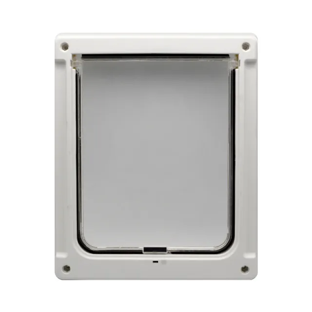 Pet Door That Can Control The Direction Of Entry And Exit White - Shop at LoveMi