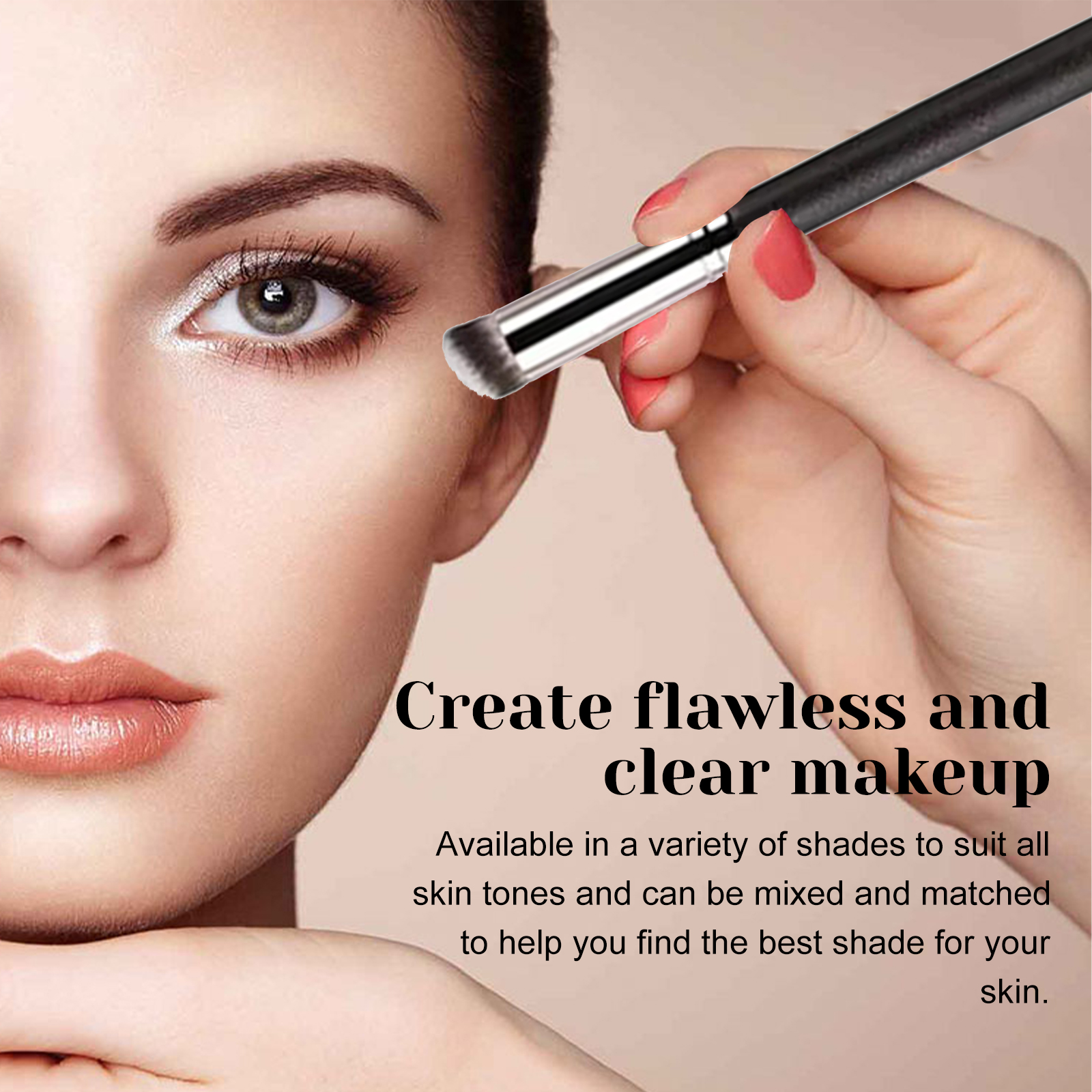 EELHOE Concealer Covers Facial Imperfections Such As Tear Troughs, Dark Circles, And Blemishes To Create A Clear And Natural Makeup Look. image 3