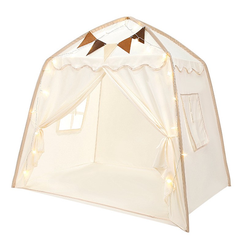 Large Canvas Kids Teepee Star Childrens Play Tent InOutdoor House UK — image 4