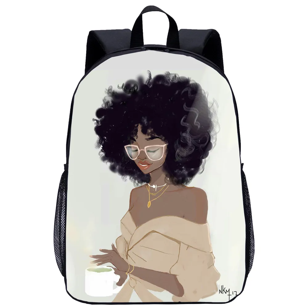 African Girl Student School Bag Child - African Girl Student School Ba
