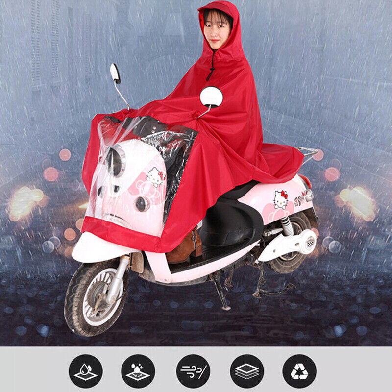 Universeller Wasserdichter Regenmantel Fr Elektromobile, Kapuzenponcho