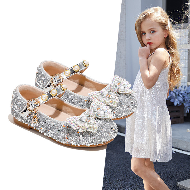 Girls Soft Sole Princess Leather Shoes