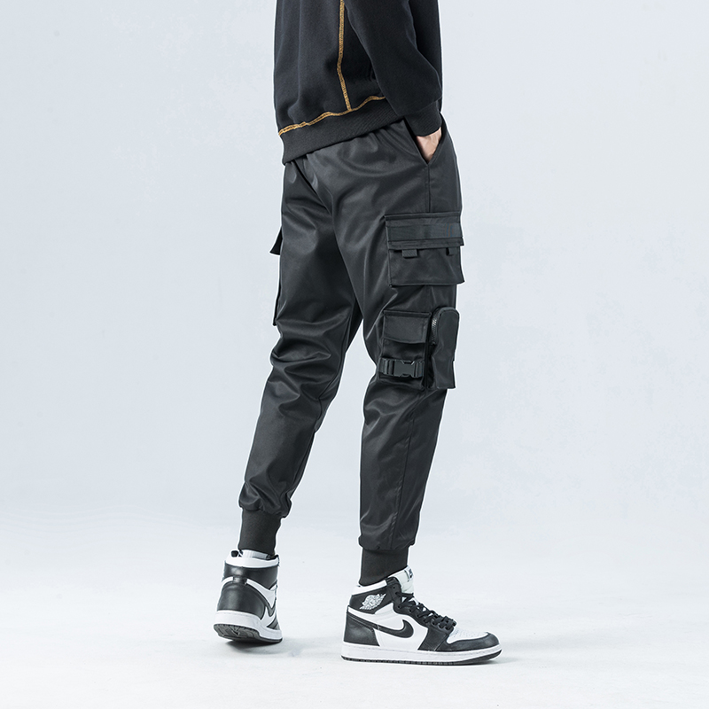 Title 5, Multi-pocket Drawstring Pants Men