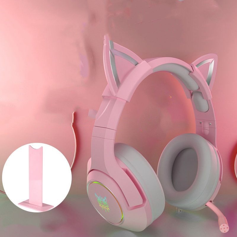 Women’s Head-worn Wired Headphones With Microphone