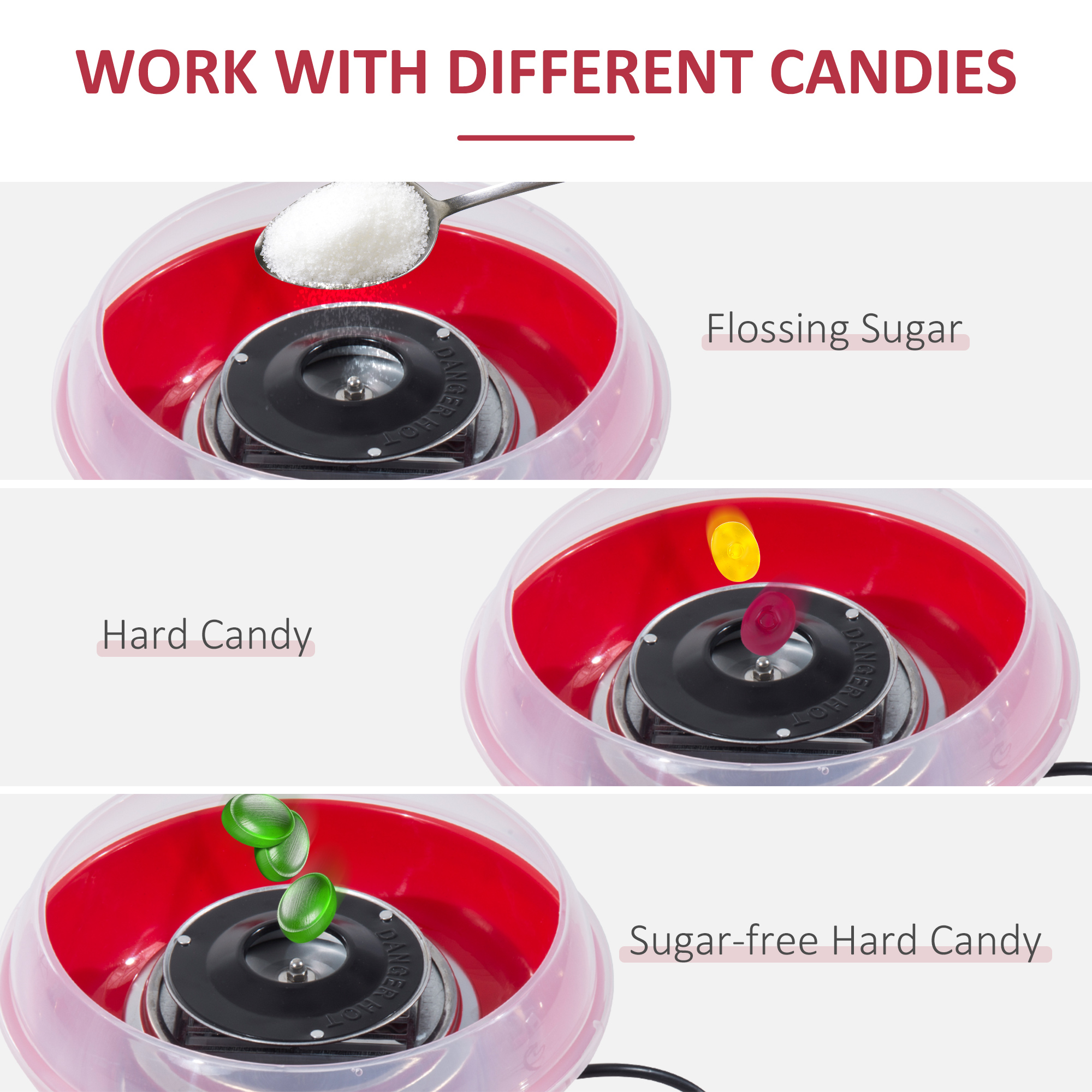 Cotton Candy Machine Electric Maker 450W — image 7