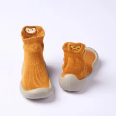 Children's Toddler Step Soft Bottom Non-slip Cartoon Cotton Baby Shoes - Ginger - View 1