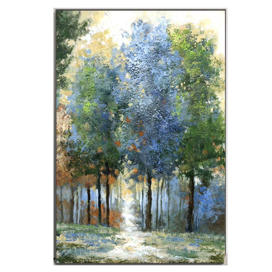 Handmade Floral Oil On Canvas Painting Home Decoration Poster — foto 10