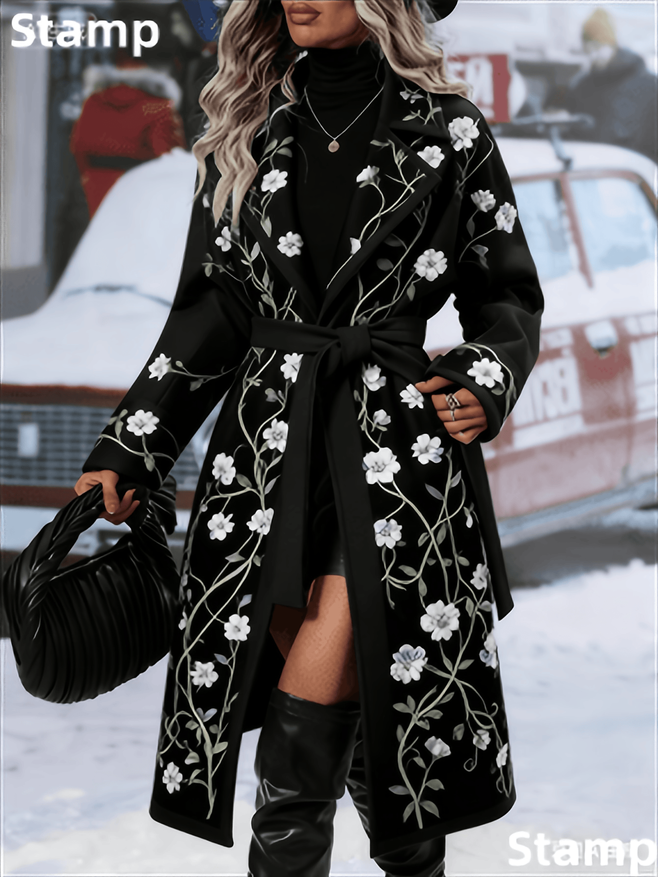 Fashionable Casual Long Coat Black9 - Shop at LoveMi