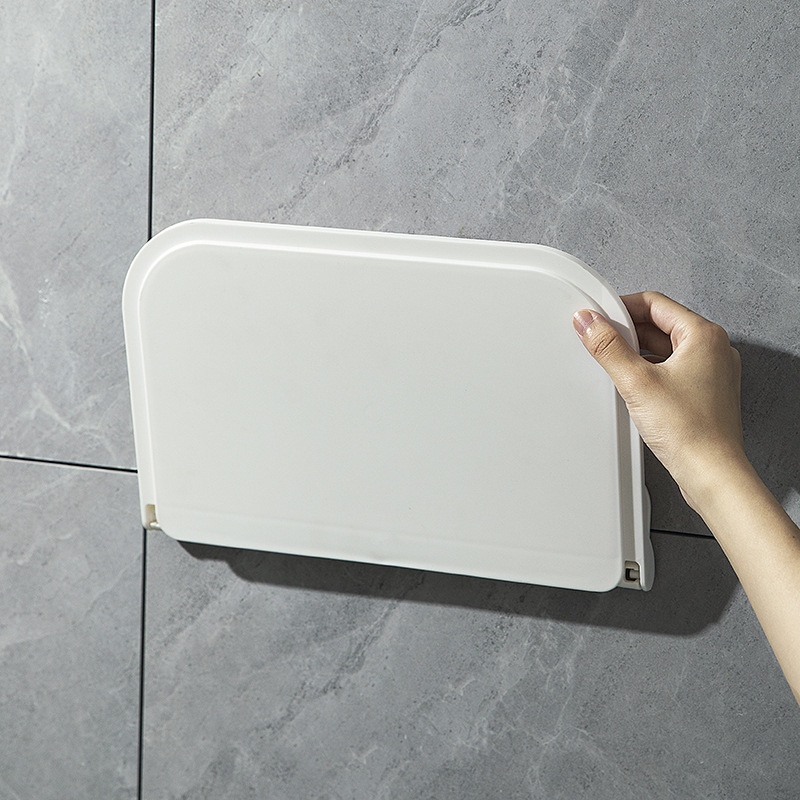 Hole-free Bathroom Home Wall Hanging Foldable Clothes Storage Box