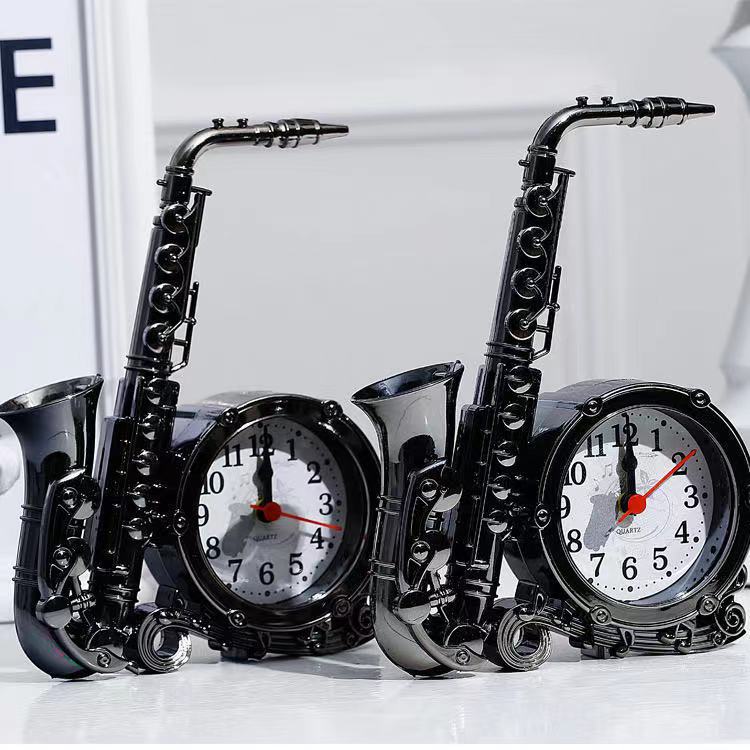 Saxophone Alarm Clock Creative Home Clock Decoration - Image 7