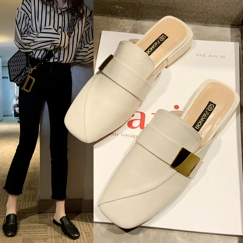Semi-supporting Women's Shoes New Slippers Women's Outer