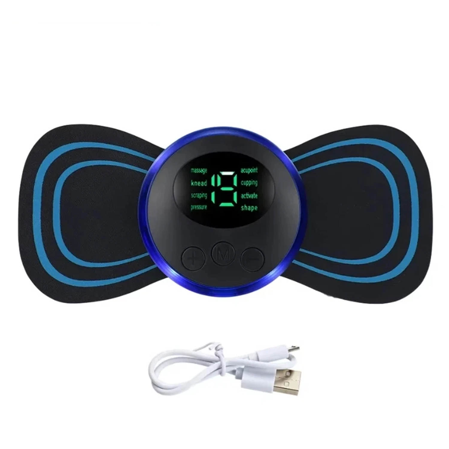 Electric EMS Mini Cervical Neck Massager Cordless Portable USB Rechargeable — image 2