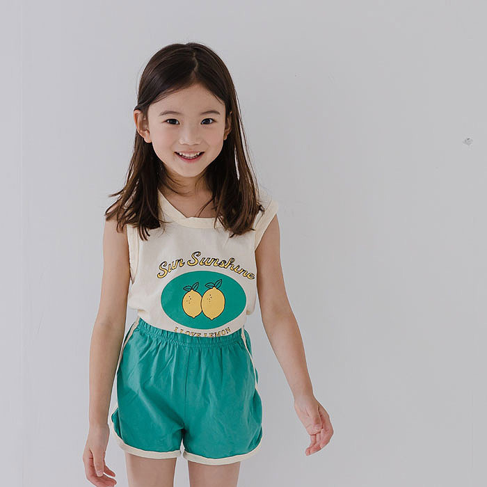 Children's Lovely Fruit Print Sling T-shirt