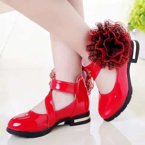 Princess Shoes Soft Sole Student Performance Little Girl Single