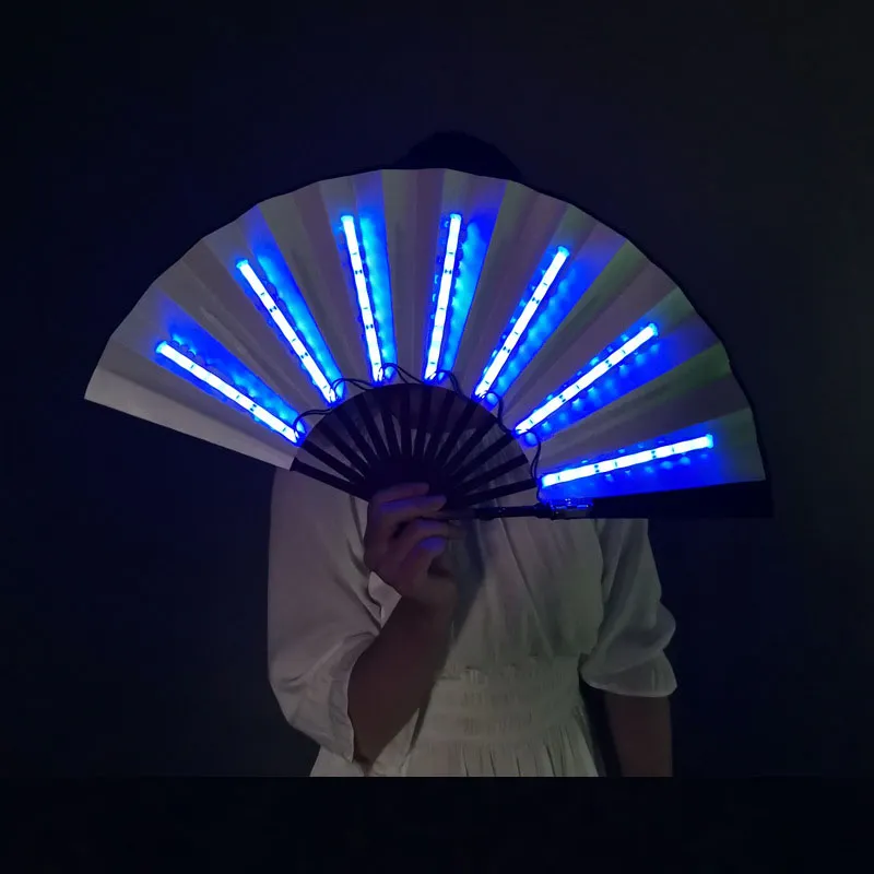 LED Luminous Fan Color Folding Fan – image 8