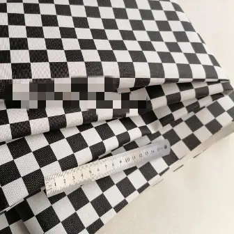 Black And White Checked Background Wall