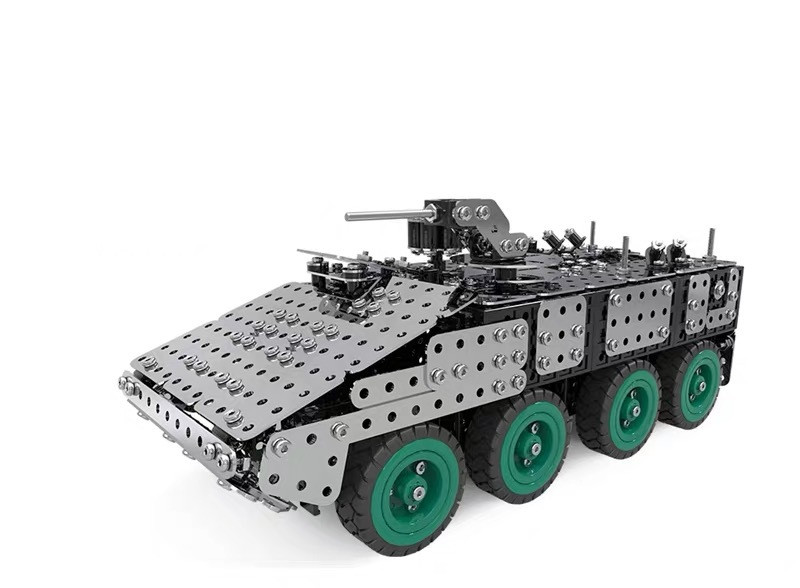 Stainless steel armored car