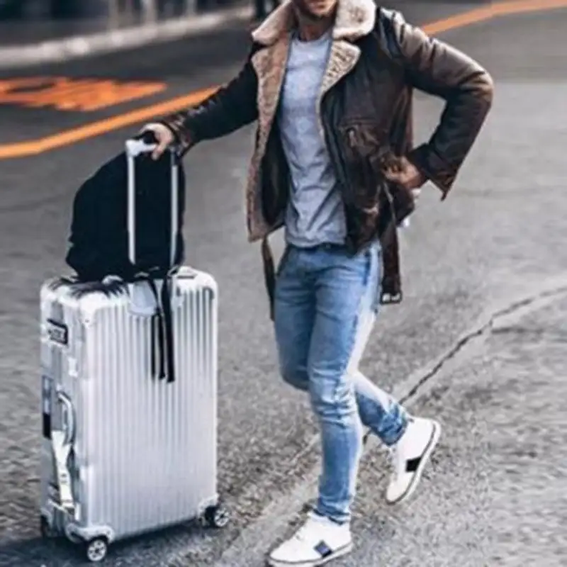 Men's Street Style Fur Coat
