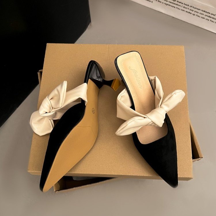 Nubuck Closed Toe Mules, picture 2 of 4