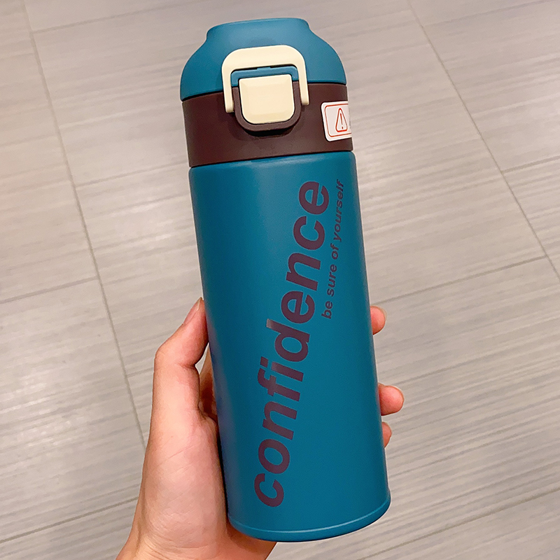 Stainless Steel Large-capacity Thermos Mug With Tea Compartment