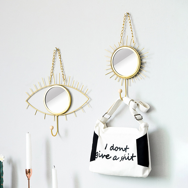 Geometric Eye Iron Art Hooks