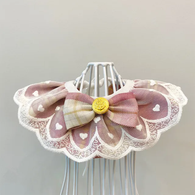 Cat Dog Bib Pet JK Wind Photo Ornaments Raspberry Black Tea - Shop at LoveMi