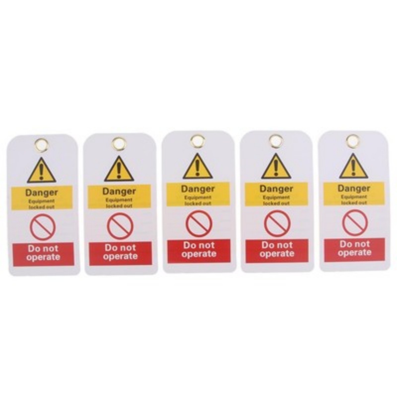 5PCS , Accepts All Safety Padlocks, Withstands Large Pull