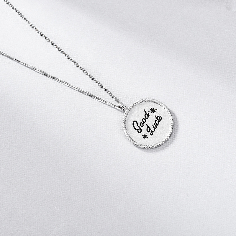 Hip Hop Fashion Letter Twisted Necklace