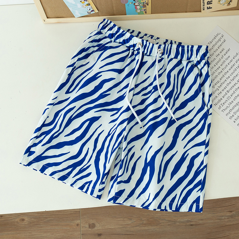 Zebra pattern blue