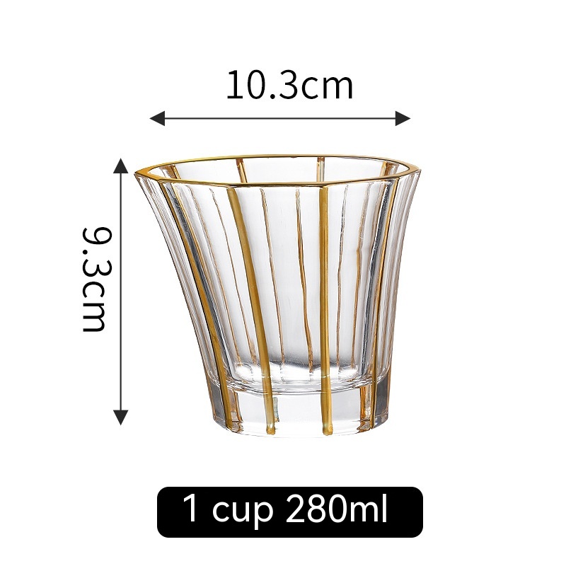 Gold Painting No 10 Cup 280ml