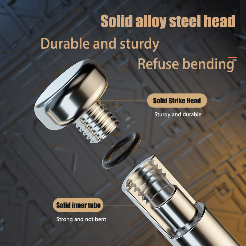 Outdoor Tactical Trekking Poles Retractable Camping Hiking Survival Stick Tools 11