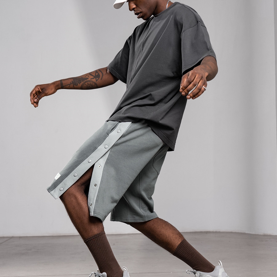 Men's Cotton Loose Casual Running Fitness Sports Five Shorts