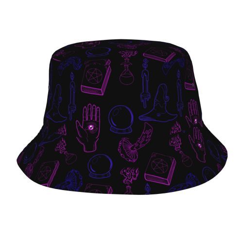 Bucket Hat Psychedelic Magic Mushrooms Fisherman Reflect - Picture 32 of 60