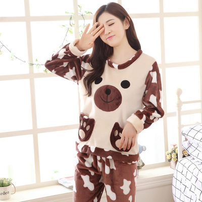 Title 5, Fashionable Pajamas Women Keep Warm In Winter A...