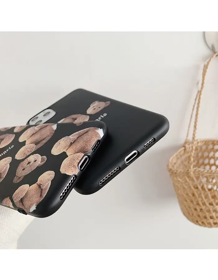 Compatible With  , Teddy Bear Soft Silicone Phone Case