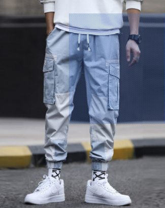 Trendy Tide Brand Spring Loose Summer Thin Overalls Men - Image 2