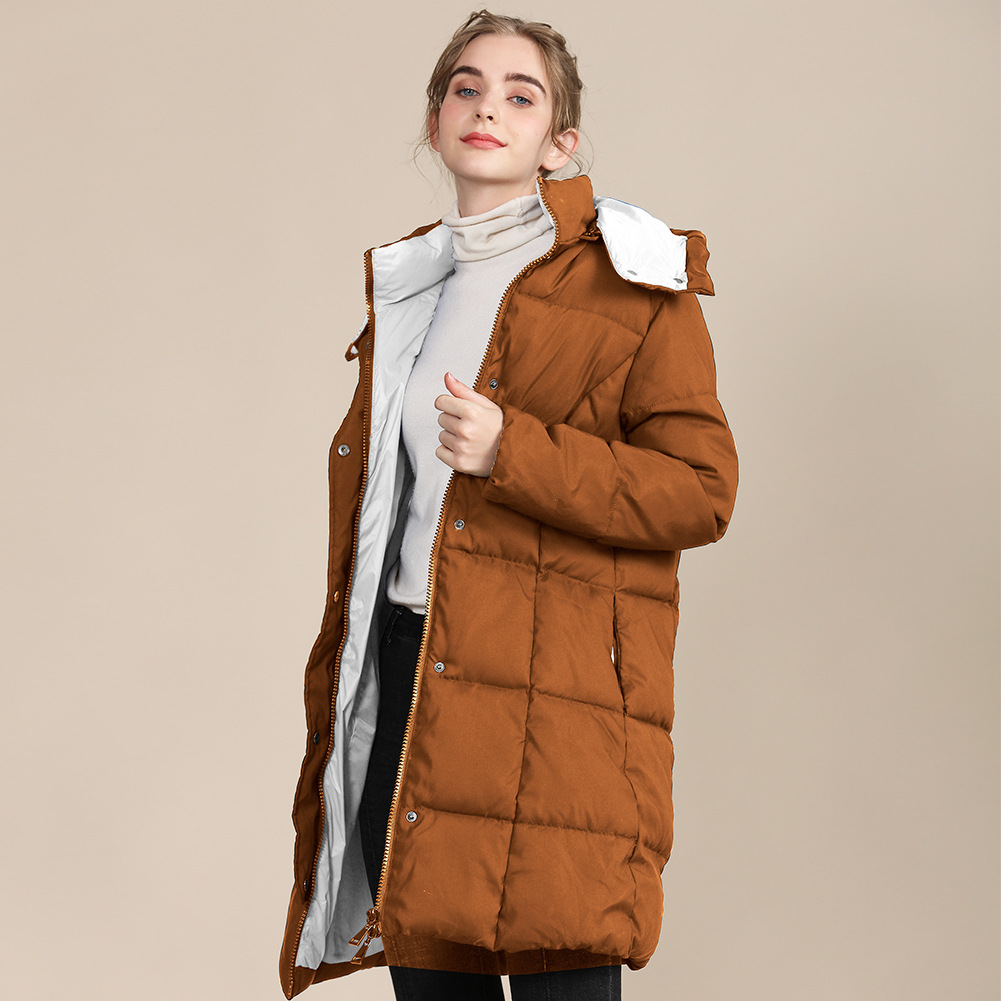 Coat Hits The Color Trendy Ladies Padded Jacket Cotton Coat