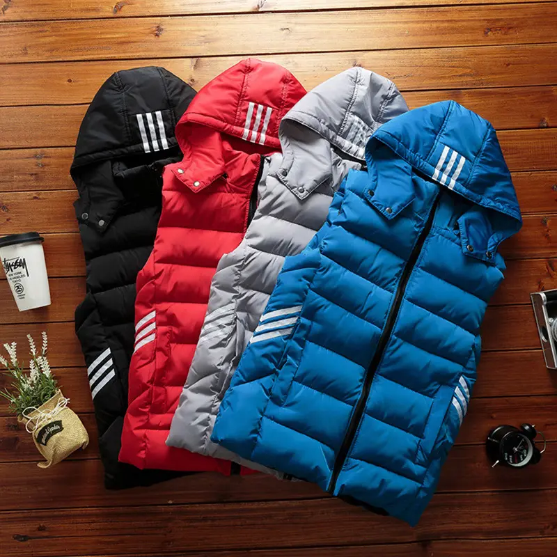 Winter Casual Down Cotton Vest Male Korean
