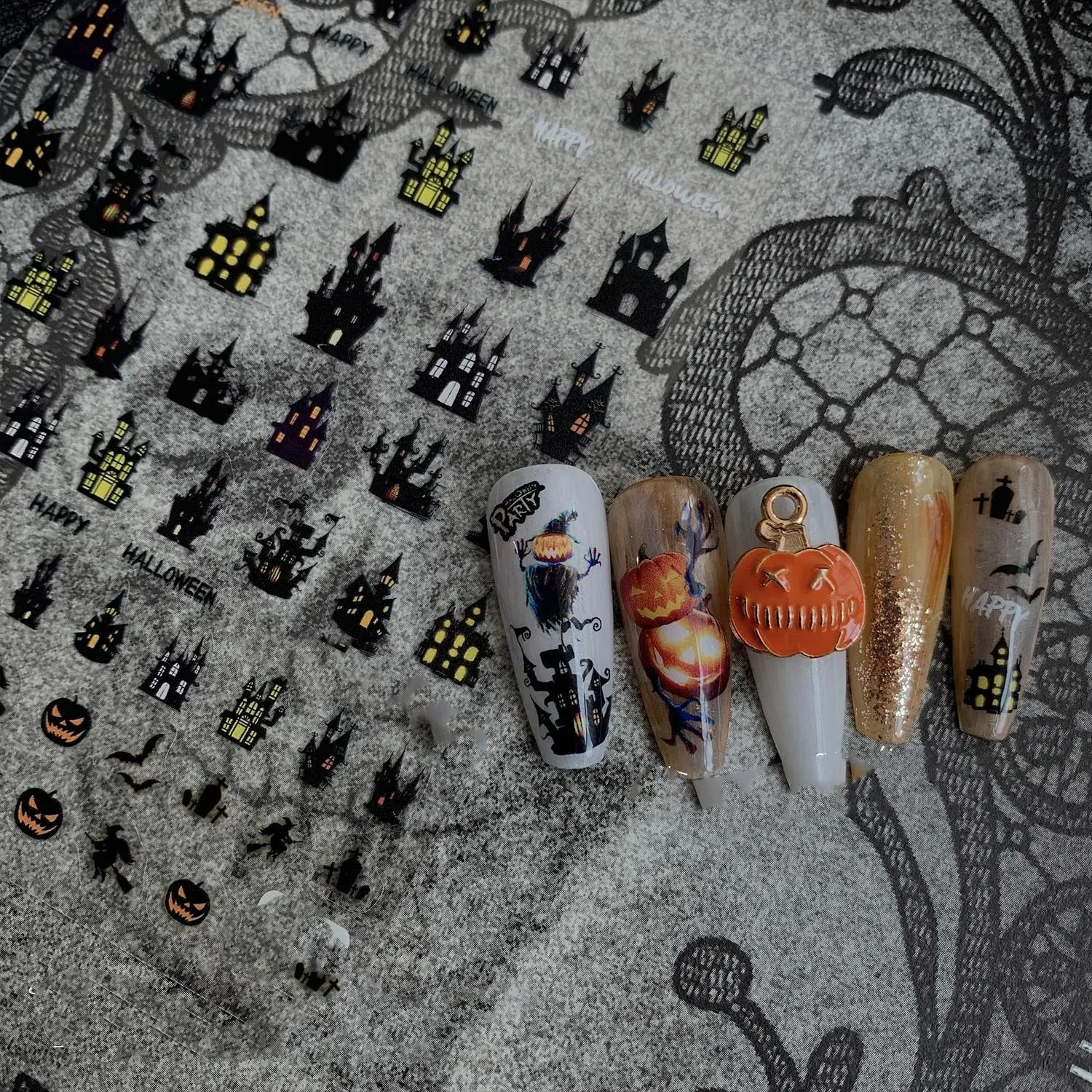 Cooperation Style Thin Tough Nail Stickers Paper