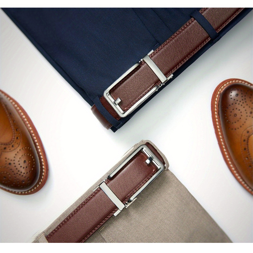 Ratchet Boy Belt With Snap Closure Adjustable For Casual And Formal Wear 6