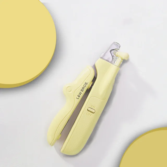 Pet Nail Clippers With LED Light Dogs Cat Nail Scissors Professional Trimmer Tool Care Grooming Supplies Yellow - Shop at LoveMi